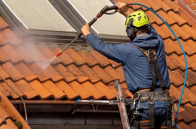 Démoussage et hydrofuge de toiture à Tortefontaine